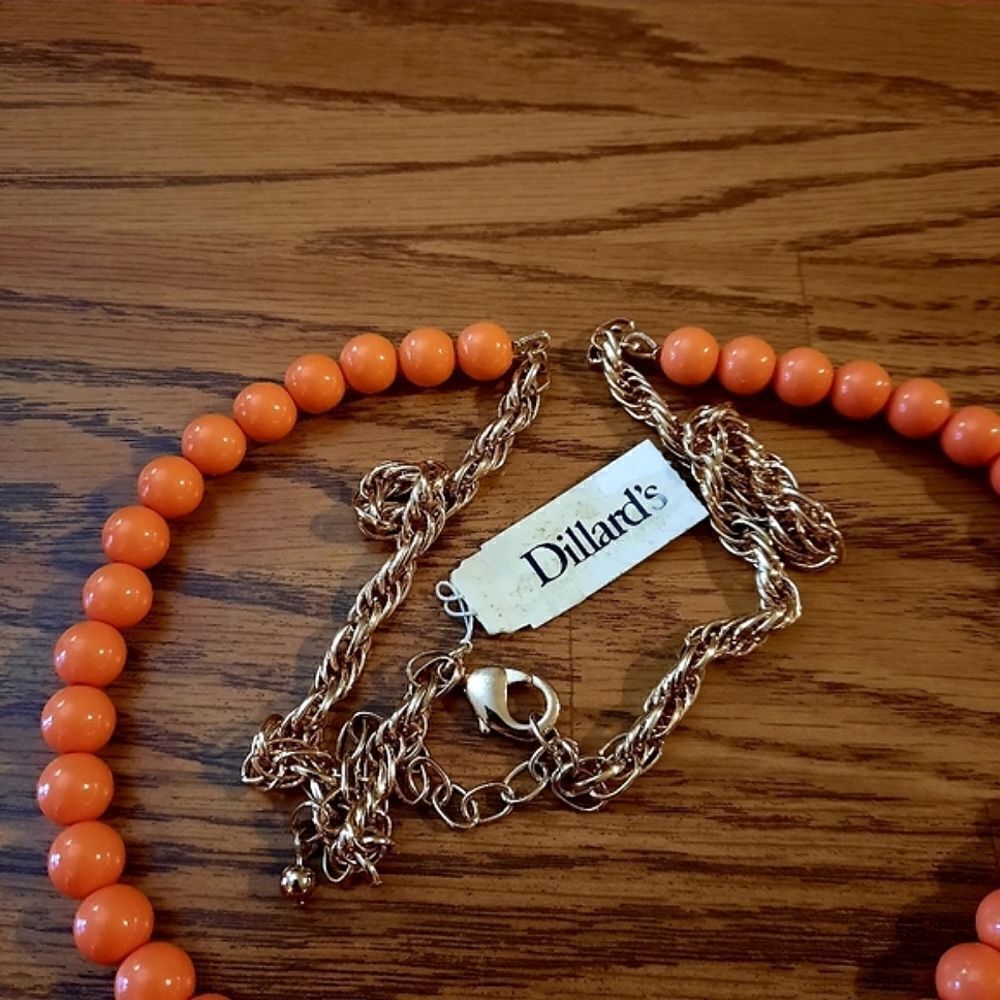 DILLARDS Bright Beaded and Tassel Necklace WHIMSYGOTH! - Picture 4 of 9